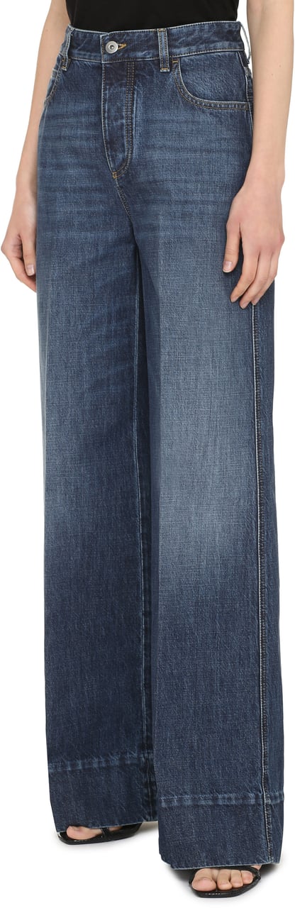 Bottega Veneta Wide-leg jeans Blauw