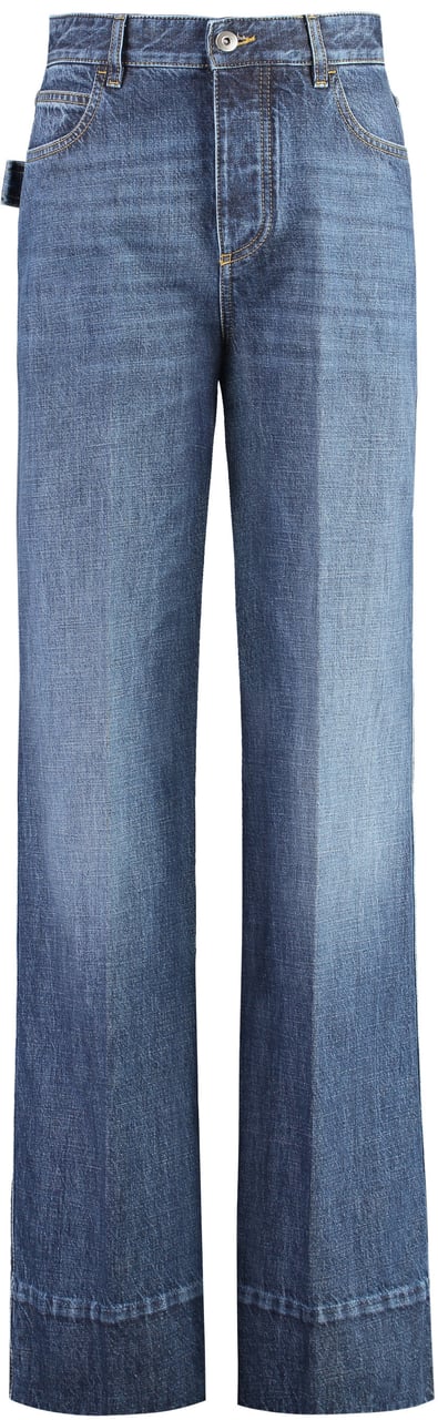 Bottega Veneta Wide-leg jeans Blauw