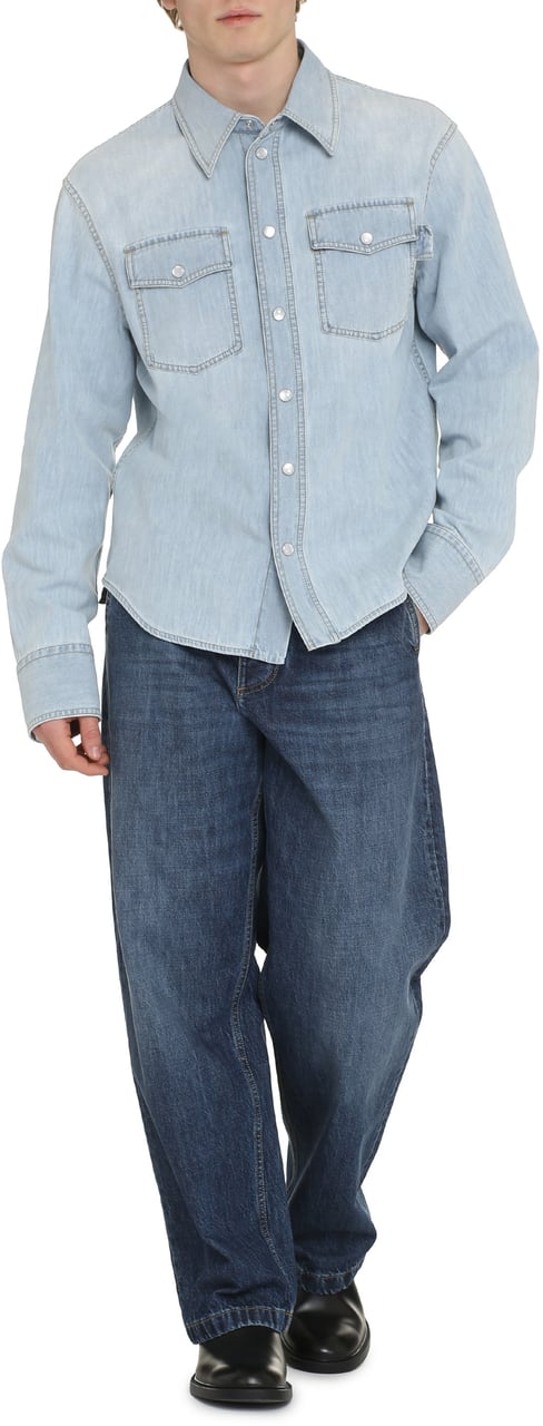 Bottega Veneta Denim shirt Blauw