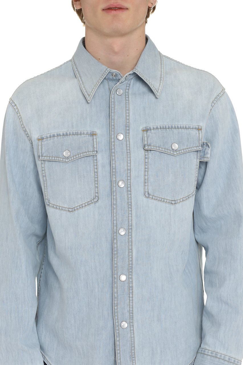 Bottega Veneta Denim shirt Blauw