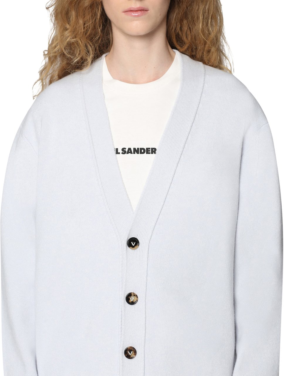 Bottega Veneta Cashmere cardigan Lichtblauw
