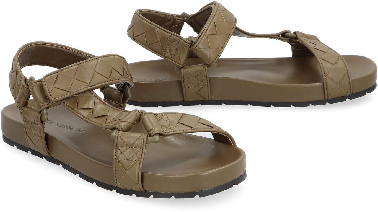 Bottega Veneta Trip Leather sandals Bruin