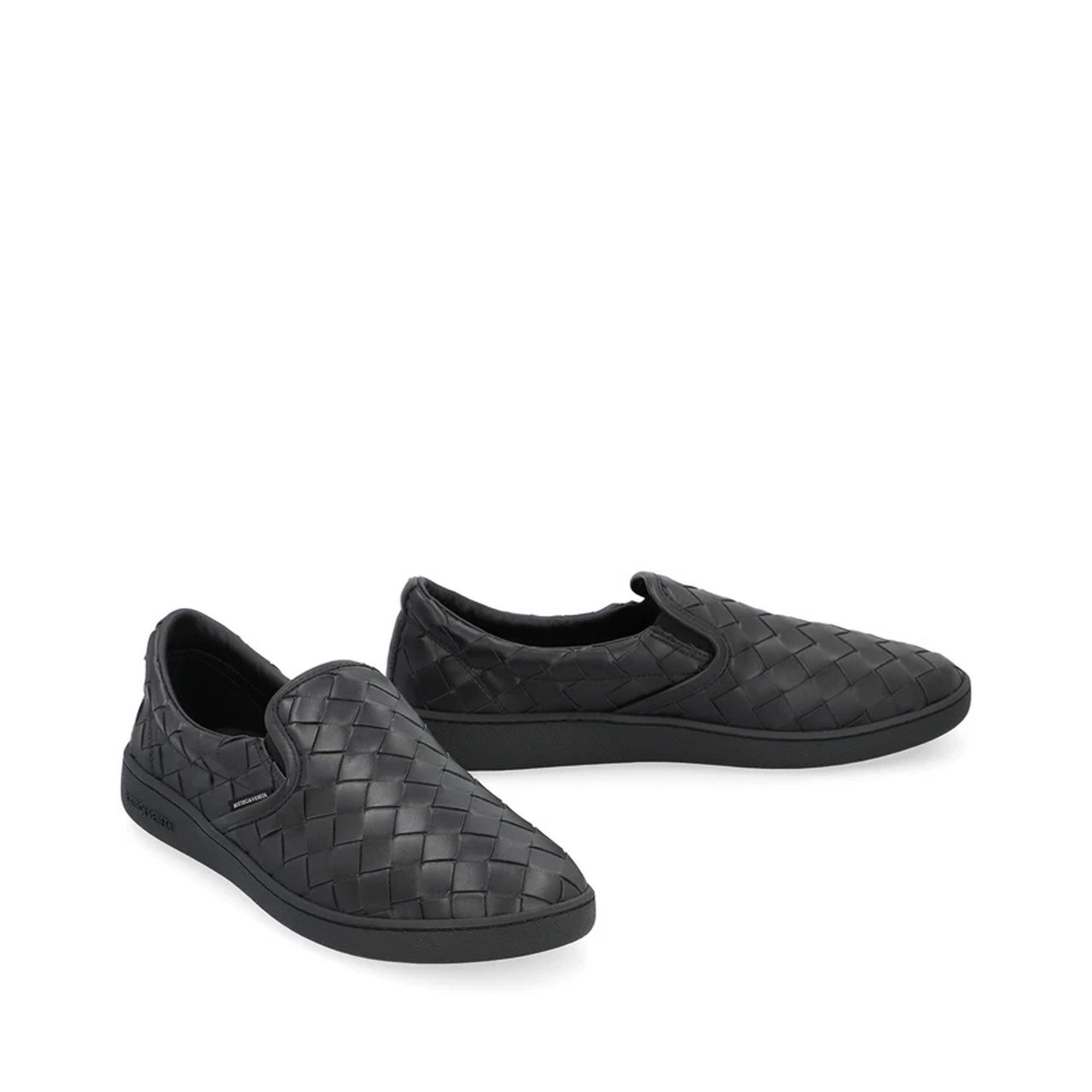 Bottega Veneta Bottega Veneta Sawyer Leather Sneakers Zwart