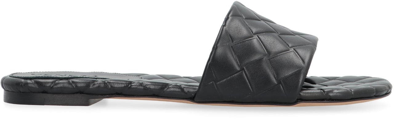 Bottega Veneta Amy leather mules Zwart