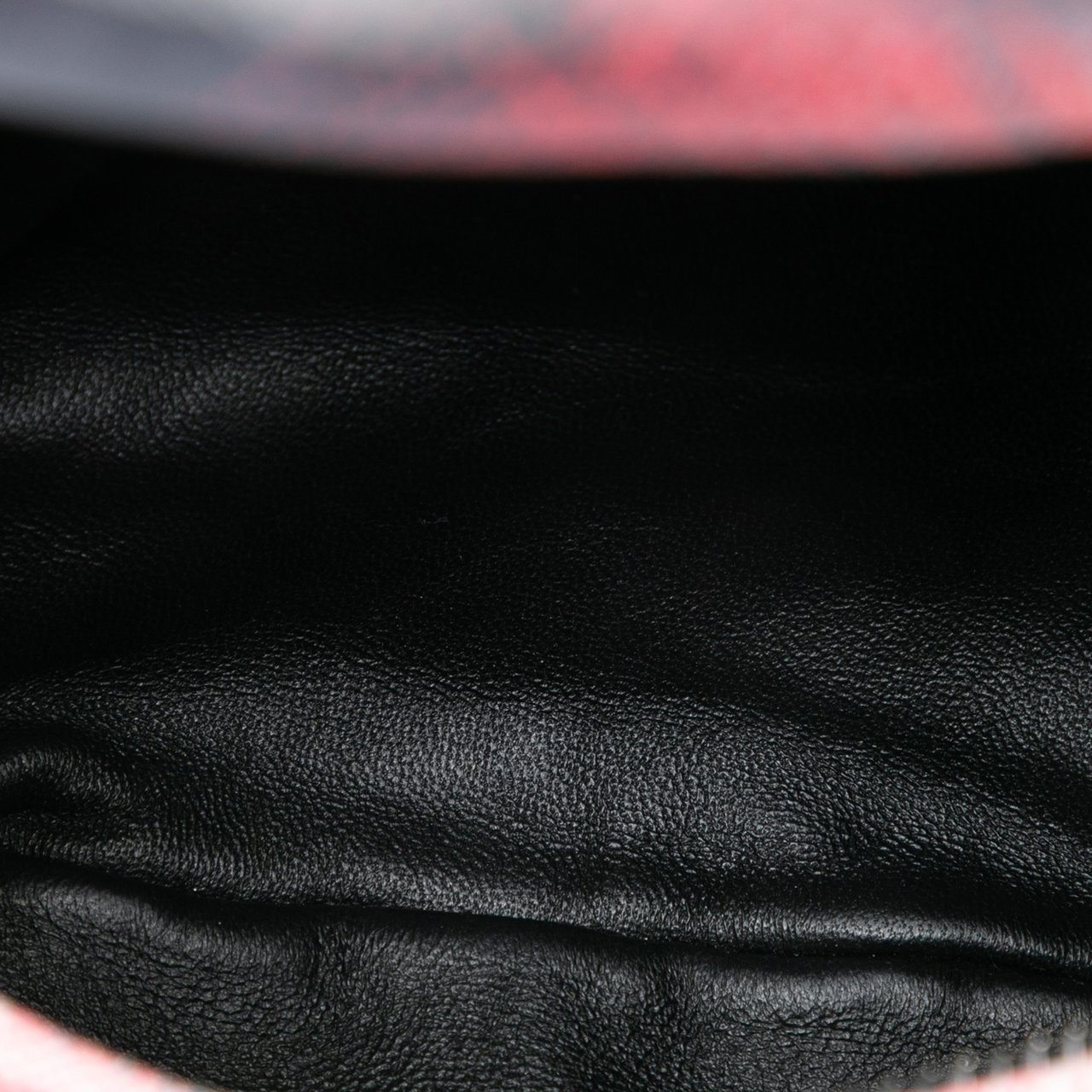 Bottega Veneta Mini Printed Leather Tartan Jodie Grijs