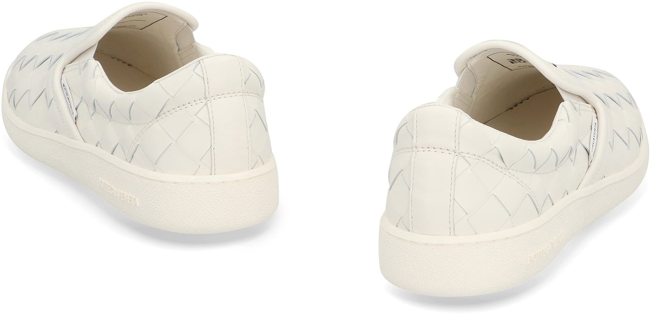 Bottega Veneta Sawyer leather sneakers Wit