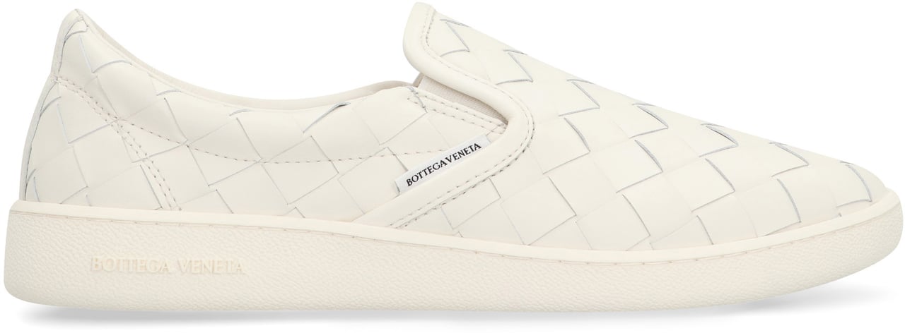 Bottega Veneta Sawyer leather sneakers Wit