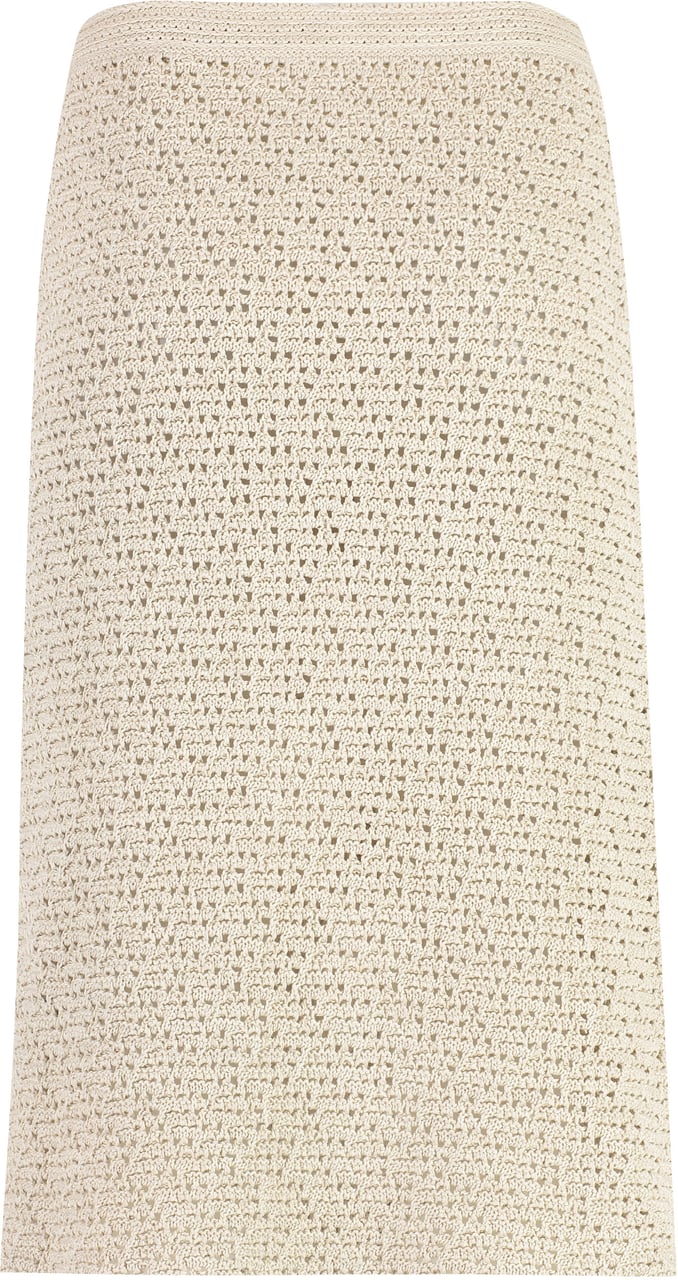Bottega Veneta Cotton wrap skirt Neutraal