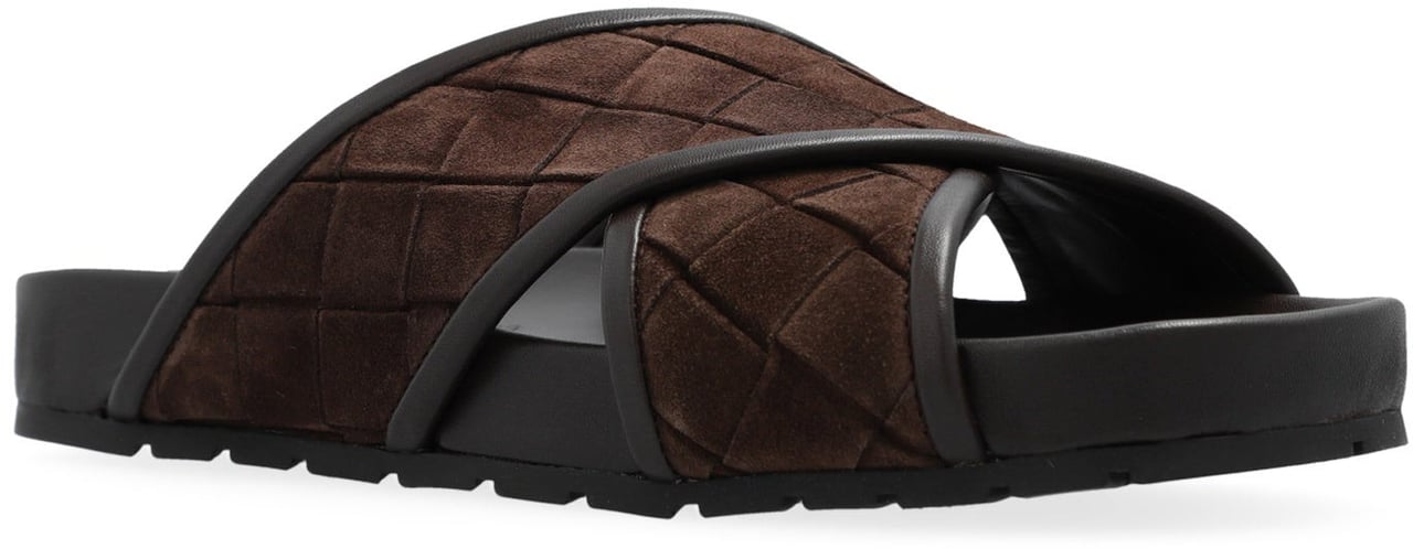 Bottega Veneta Bottega Veneta Tarik Criss Cross Sandal Bruin