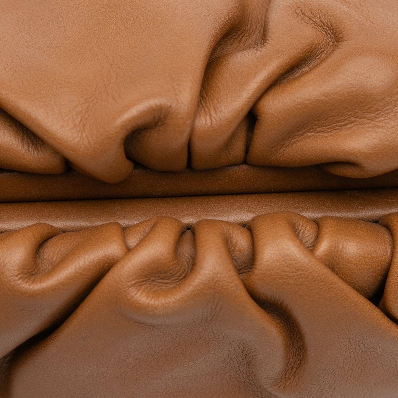 Bottega Veneta Lambskin The Mini Pouch Crossbody Bruin