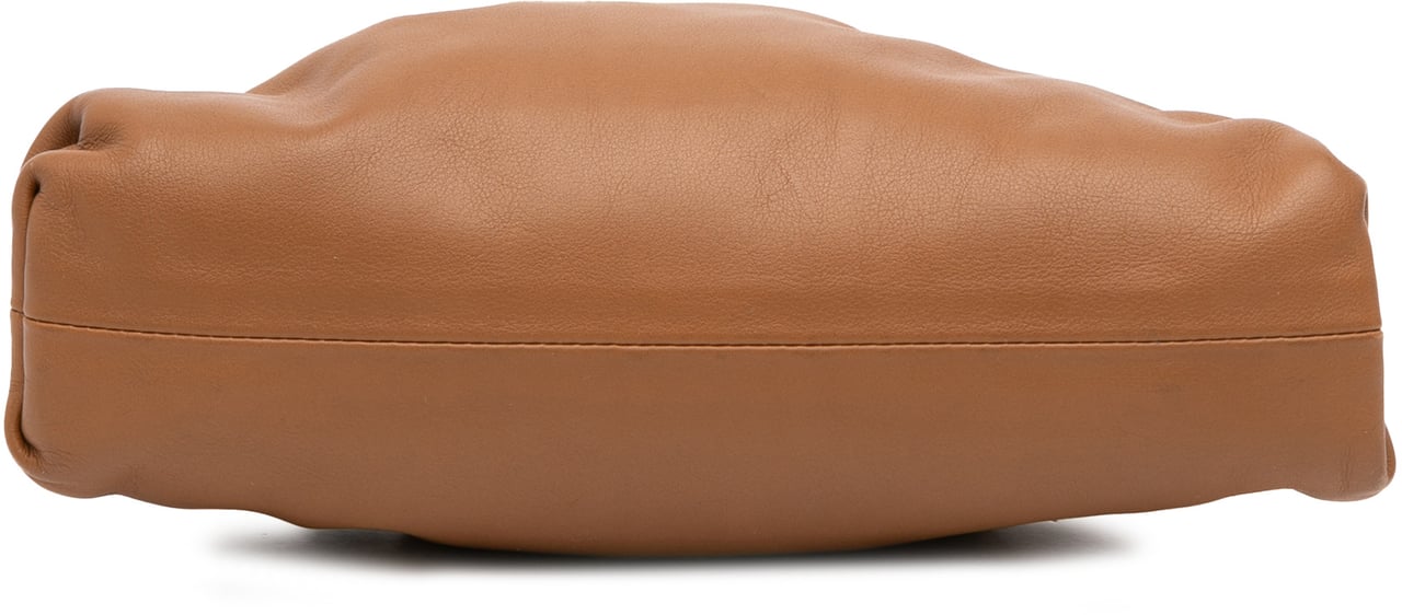 Bottega Veneta Lambskin The Mini Pouch Crossbody Bruin