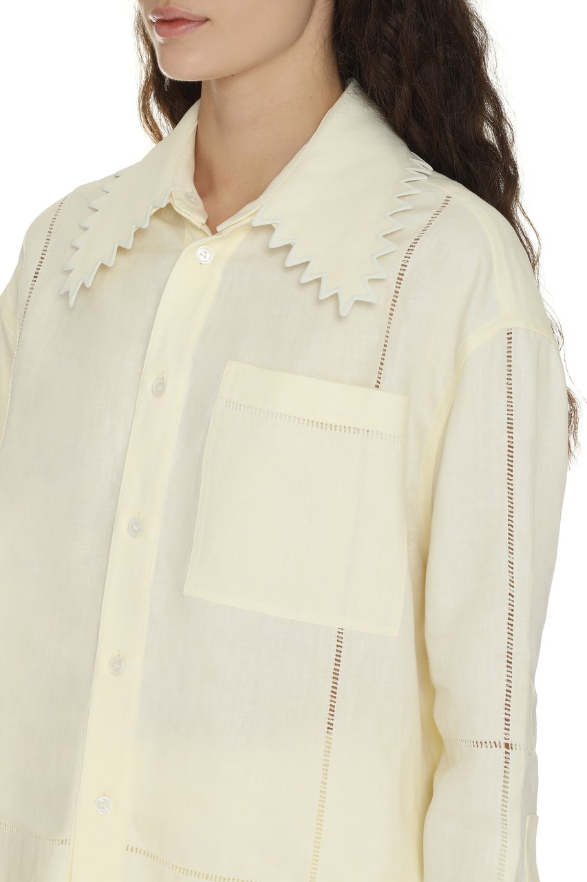 Bottega Veneta Linen shirt Geel