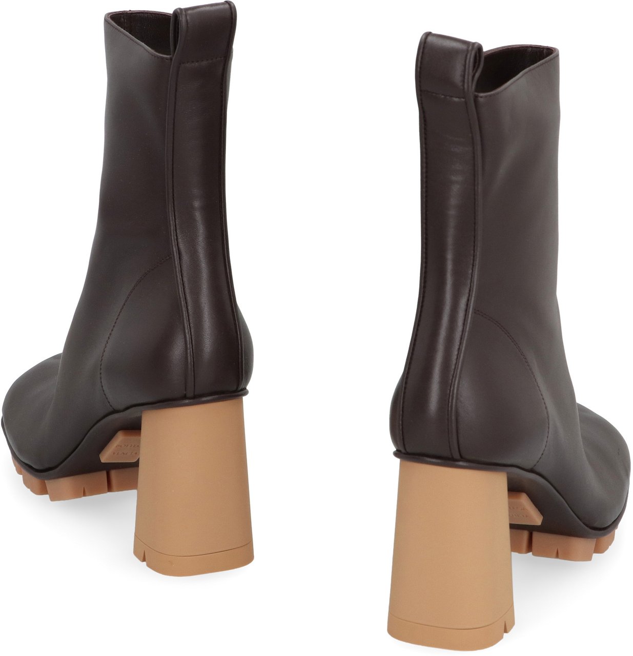 Bottega Veneta Shore leather ankle boots Bruin