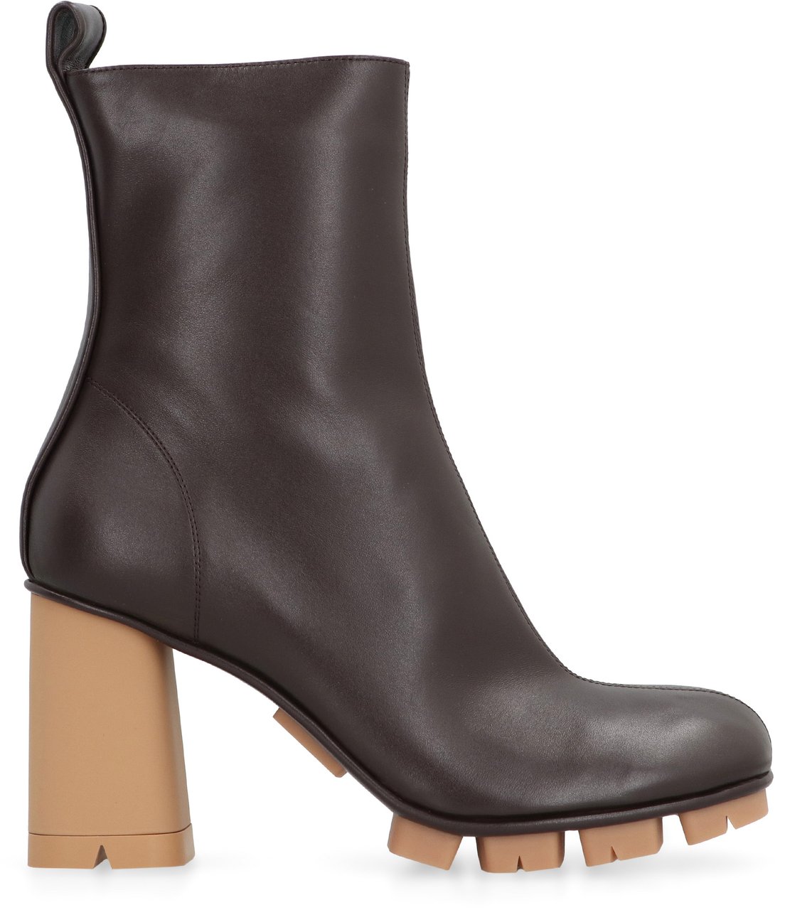 Bottega Veneta Shore leather ankle boots Bruin