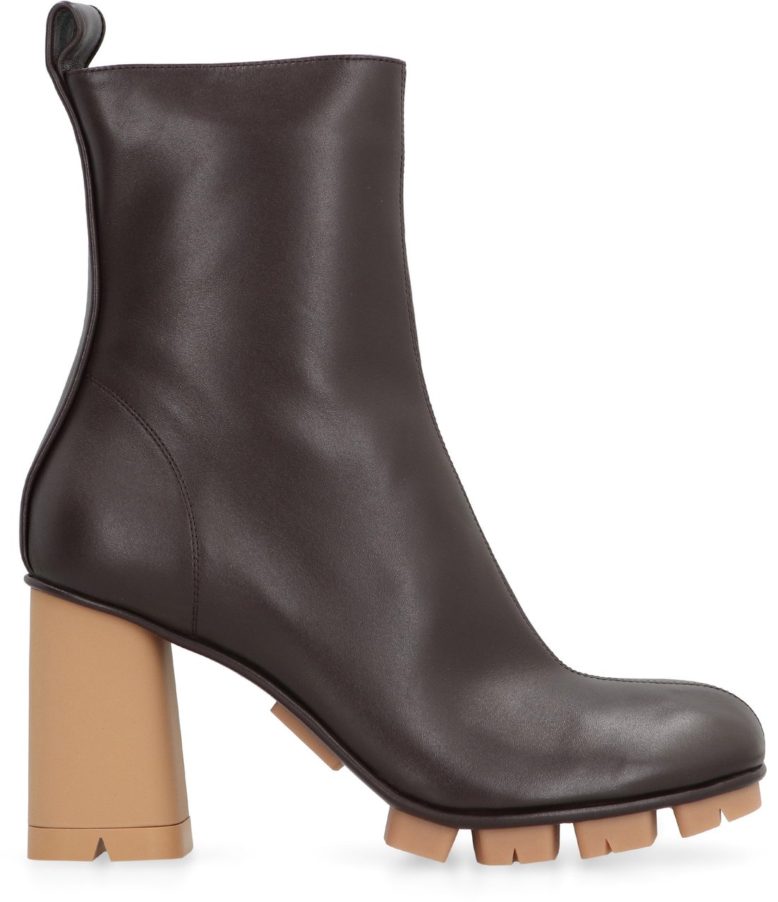 Bottega Veneta Shore leather ankle boots Bruin