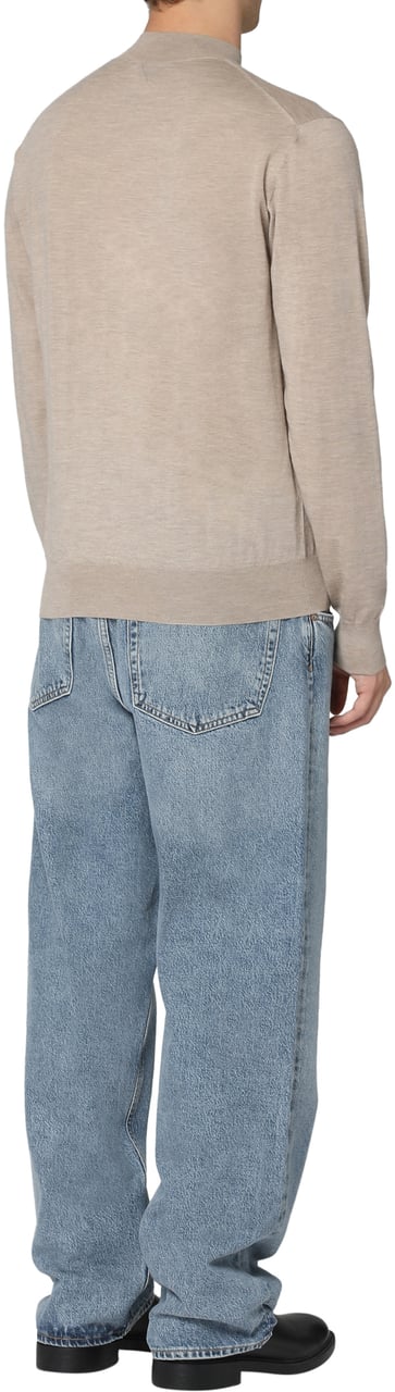 Bottega Veneta Crew-neck cashmere sweater Beige