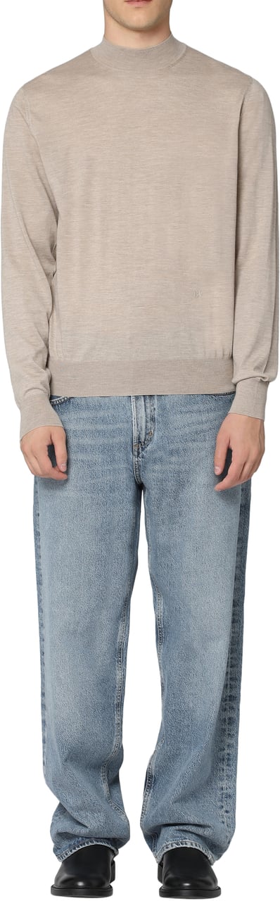 Bottega Veneta Crew-neck cashmere sweater Beige