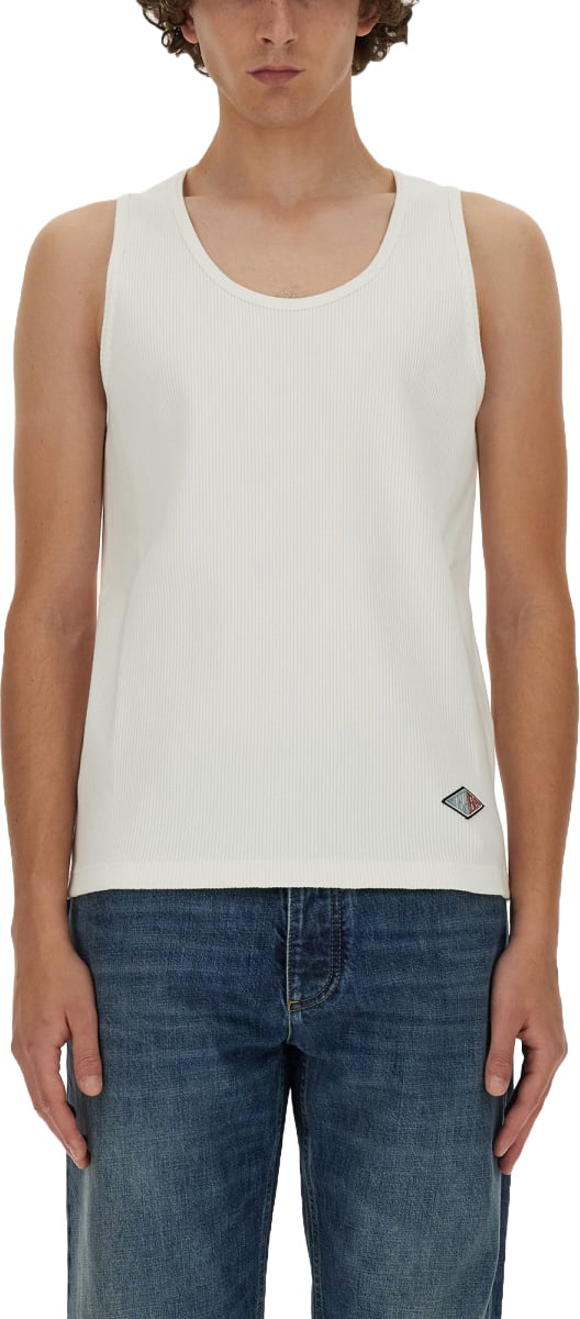 Bottega Veneta Cotton Jersey Top with Tailored Silhouette Neutraal