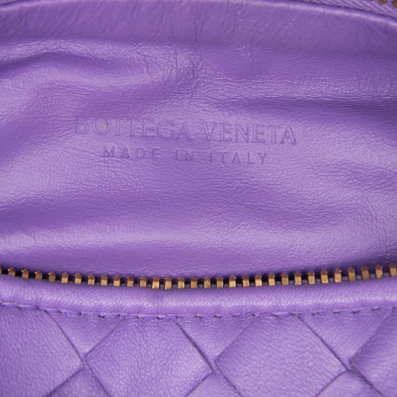 Bottega Veneta Mini Nappa Intrecciato Jodie Paars