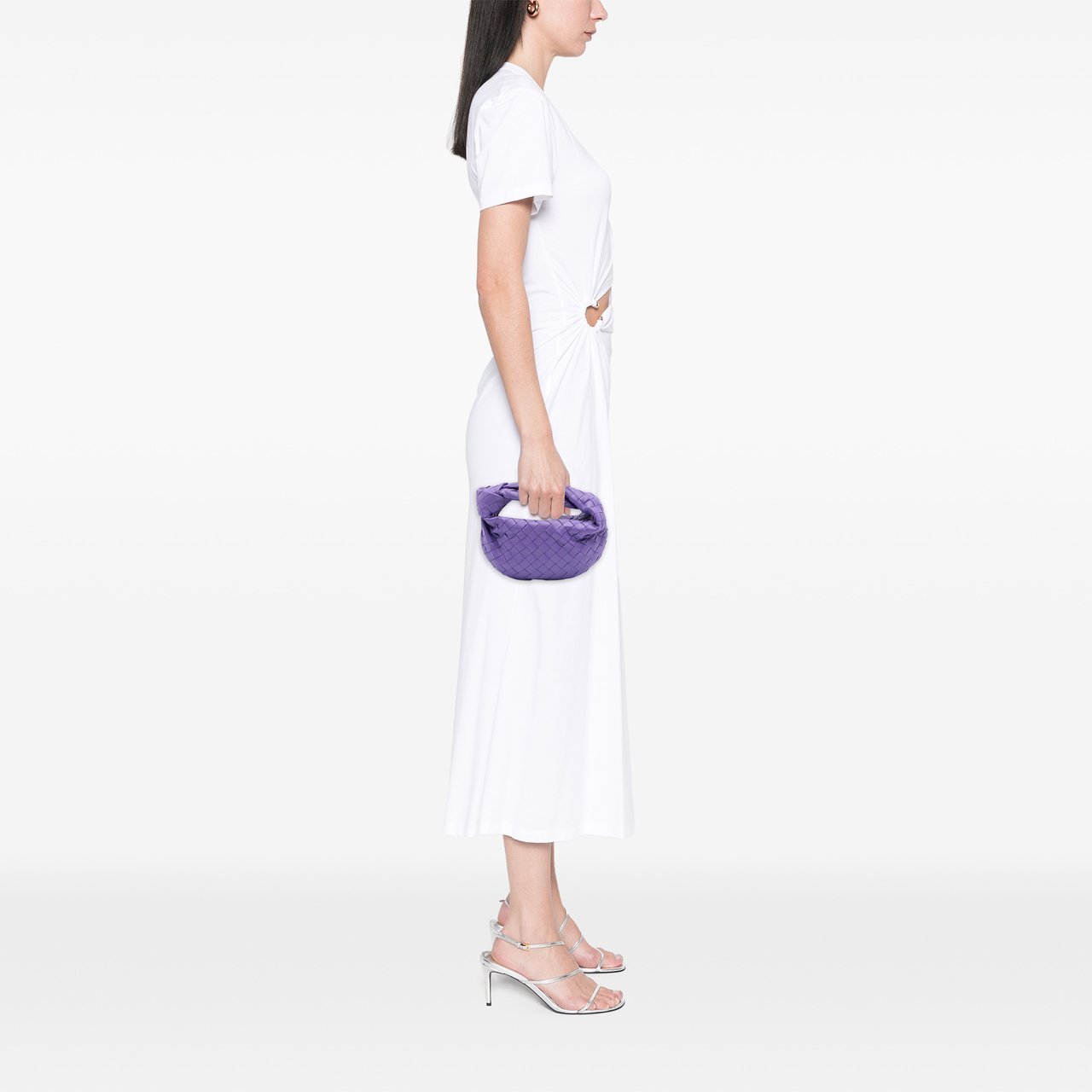 Bottega Veneta Mini Nappa Intrecciato Jodie Paars
