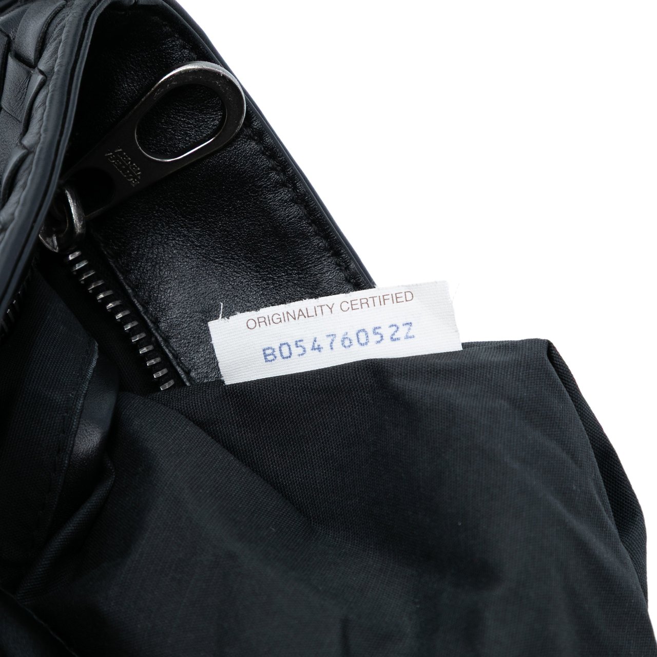 Bottega Veneta Nappa Intrecciato VN Crossbody Zwart