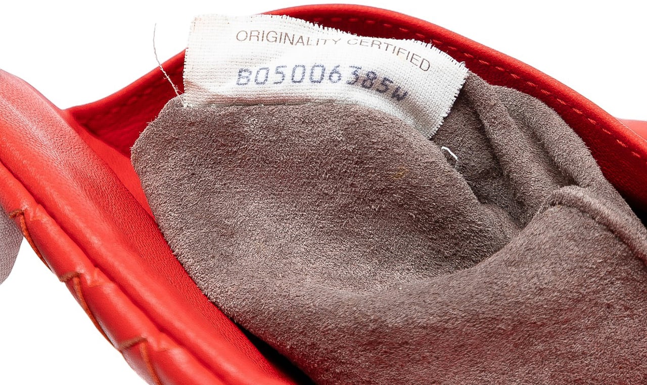 Bottega Veneta Mini Nappa Intrecciato Expandable Chain Crossbody Rood