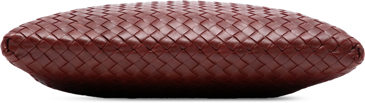 Bottega Veneta Nappa Intrecciato Crossbody Rood