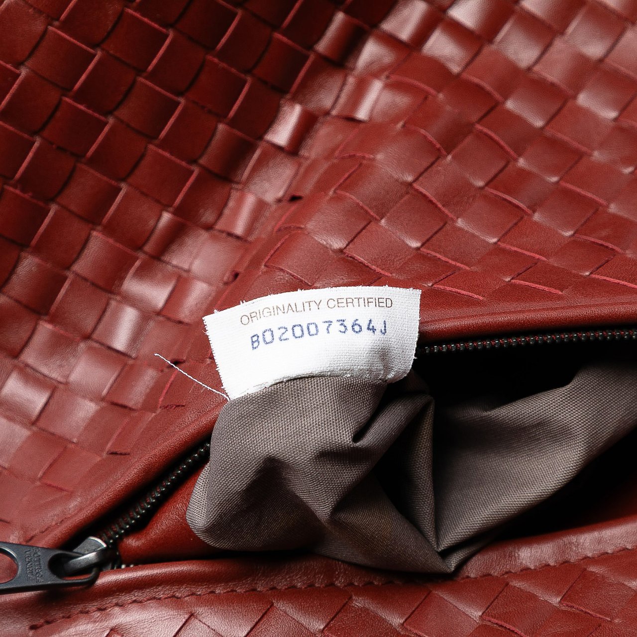 Bottega Veneta Nappa Intrecciato Briefcase Rood