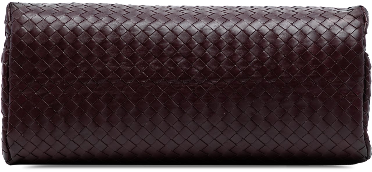 Bottega Veneta Medium Nappa Intrecciato Roma Tote Rood