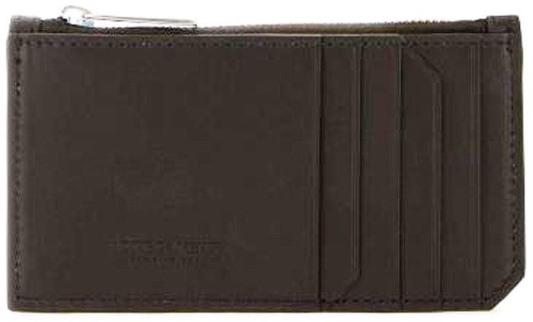 Bottega Veneta Bottega Veneta Intrecciato Leather Card Holder Bruin