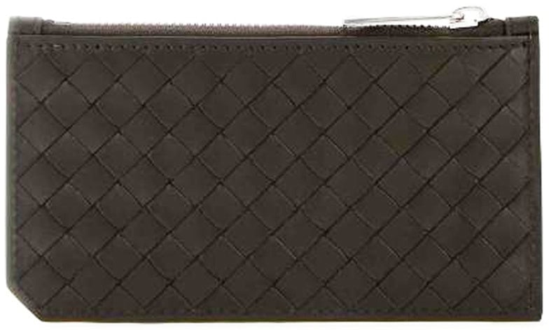 Bottega Veneta Bottega Veneta Intrecciato Leather Card Holder Bruin