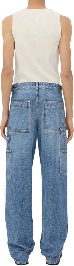 Bottega Veneta Trouser Blue Blauw