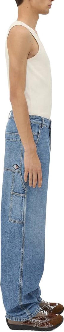 Bottega Veneta Trouser Blue Blauw