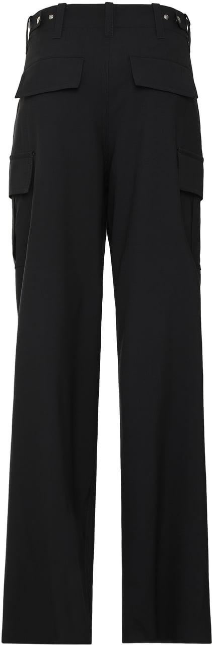 Bottega Veneta Wool cargo trousers Navy
