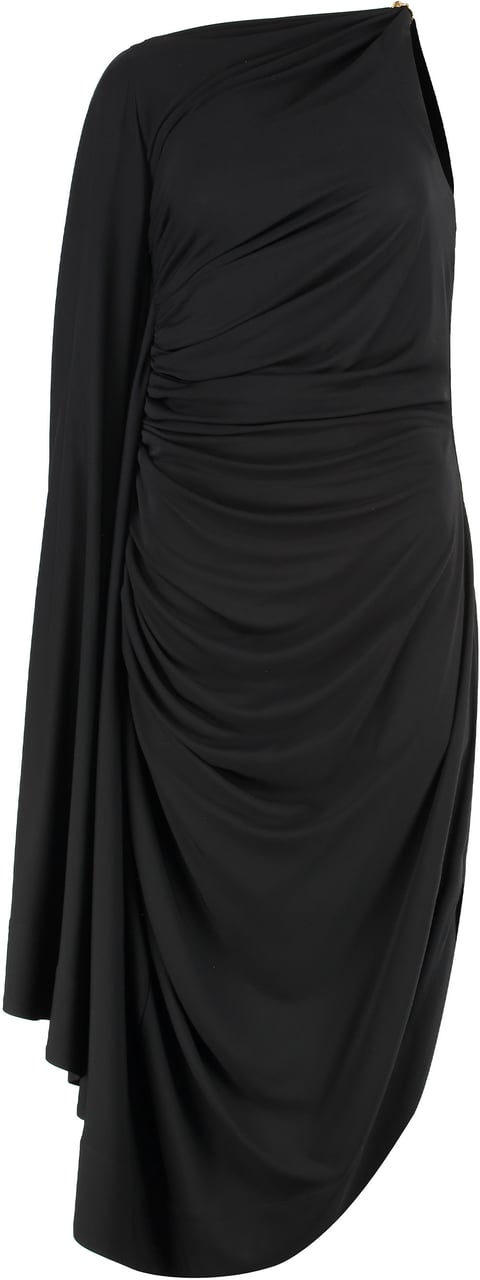 Bottega Veneta Draped dress Zwart