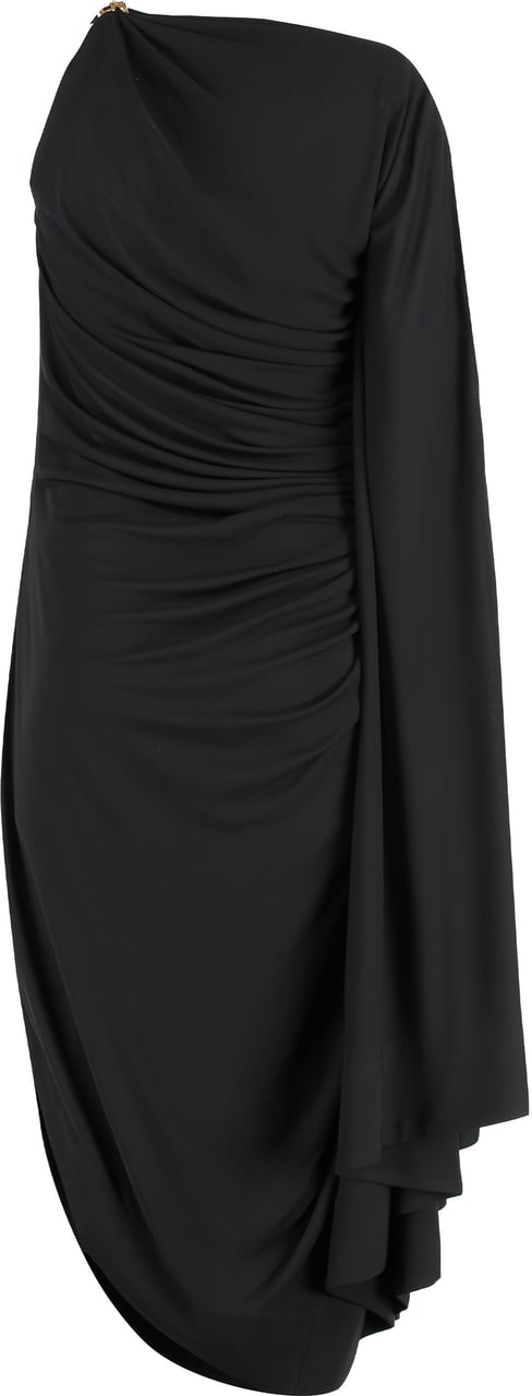 Bottega Veneta Draped dress Zwart