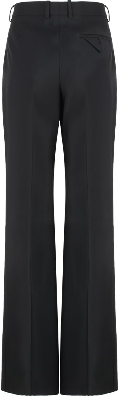 Bottega Veneta Wool flared trousers Zwart
