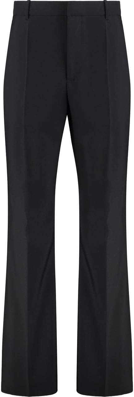 Bottega Veneta Wool flared trousers Zwart