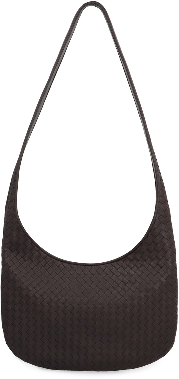 Bottega Veneta Veneto leather crossbody bag Bruin