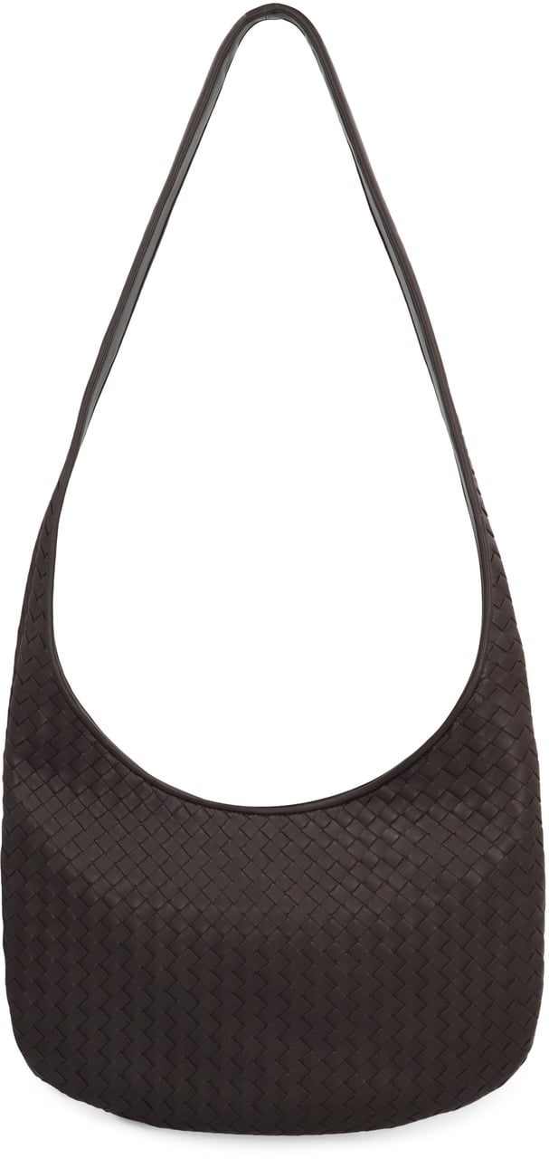 Bottega Veneta Veneto leather crossbody bag Bruin