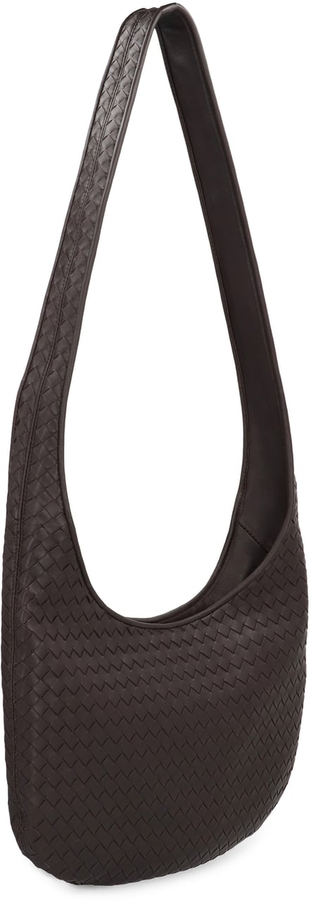 Bottega Veneta Veneto leather crossbody bag Bruin