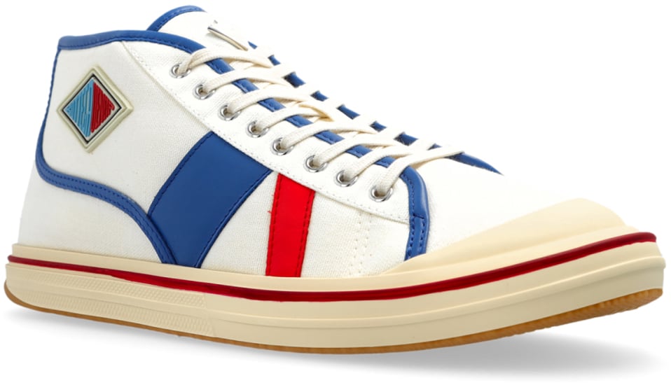 Bottega Veneta Eliott Mid-top Sneakers Wit