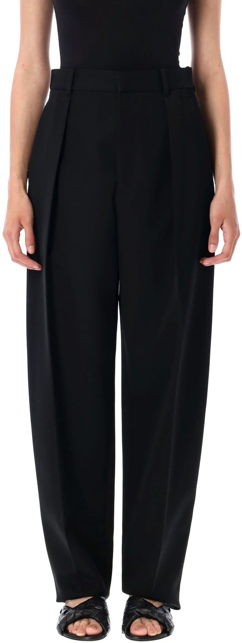 Bottega Veneta Pleated pants Zwart