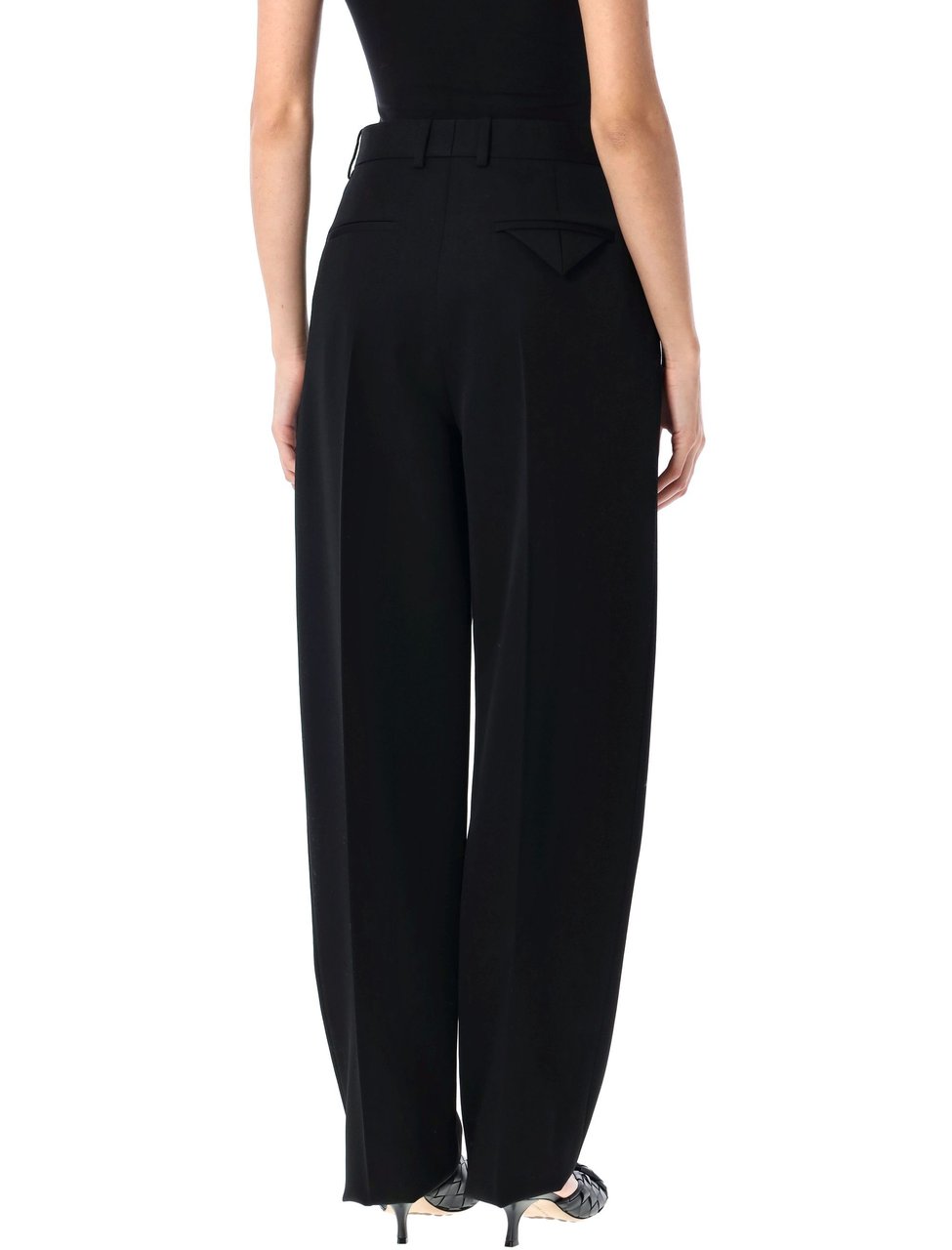Bottega Veneta Pleated pants Zwart