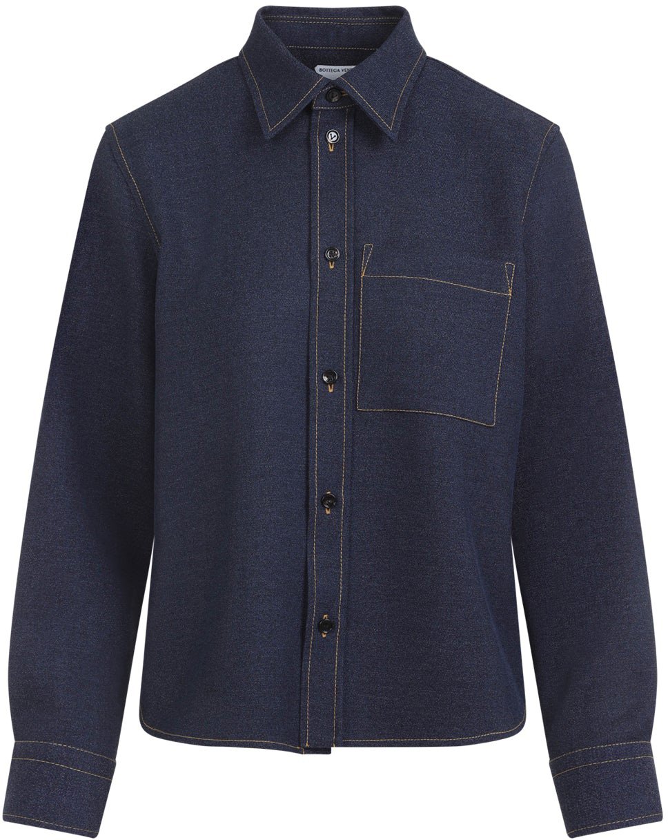 Bottega Veneta Bottega Veneta Wool Drill Shirt Divers