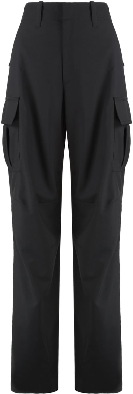 Bottega Veneta Wool cargo trousers Zwart