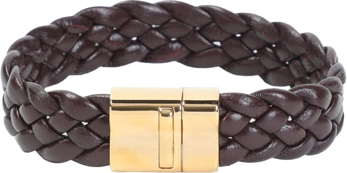 Bottega Veneta Intrecciato Leather Bracelet Divers