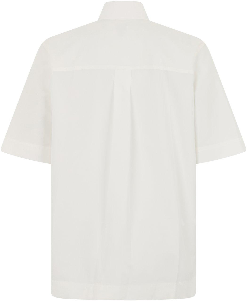 Bottega Veneta Short sleeve shirt in cotton Wit