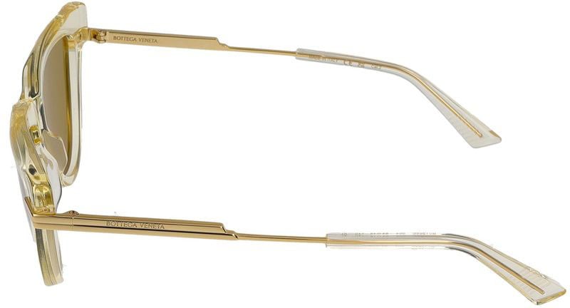 Bottega Veneta Sunglasses Bottega Veneta BV1265S 004 yellow gold brown 54/15/140 Goud