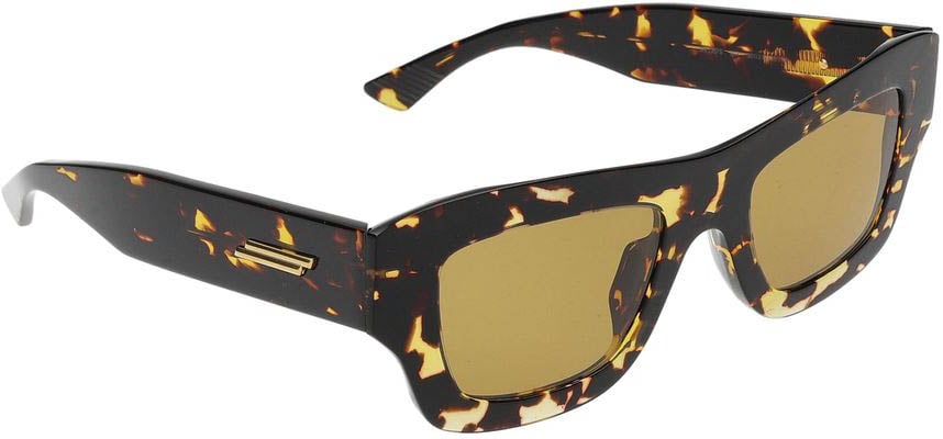 Bottega Veneta Bv1357s Oversized Rectangular Sunglasses Groen